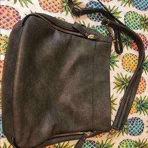 Large Dark Gray Handbag/ Book Bag